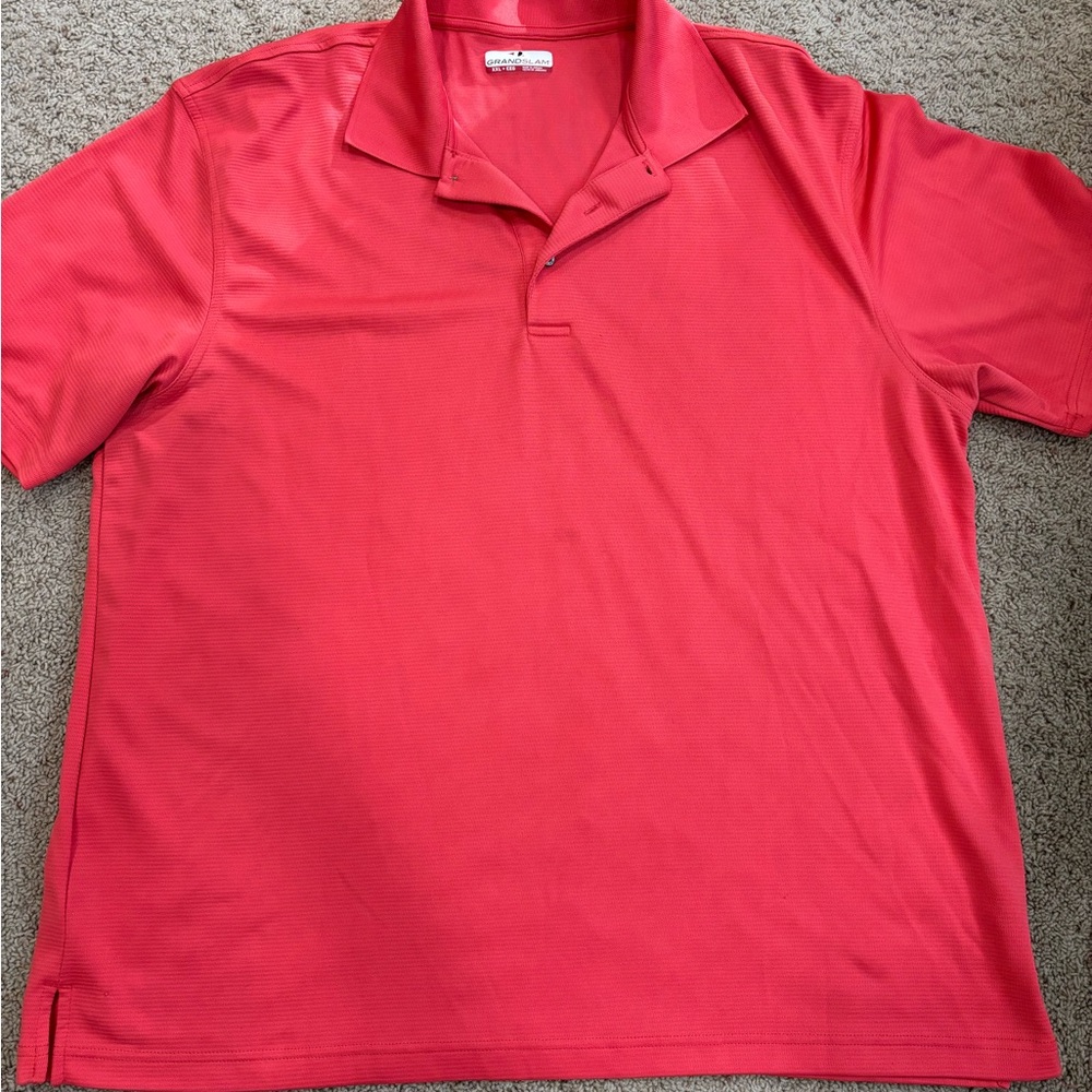 Grand Slam Classic Red Polo Shirt